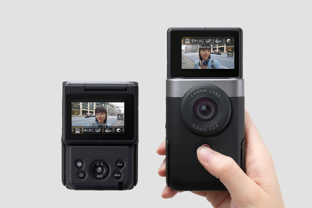 Canon PowerShot V10 Vlogging Camera (Silver)