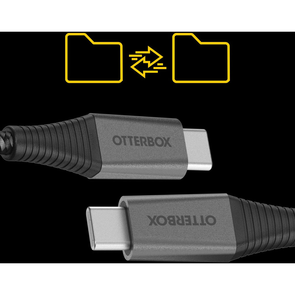 OtterBox 2m USB-C to USB-C Premium Pro Fast Charge Cable (Black)