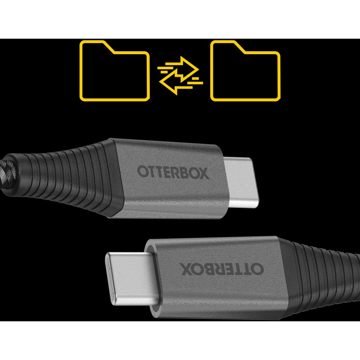 OtterBox 2m USB-C to USB-C Premium Pro Fast Charge Cable (Black)