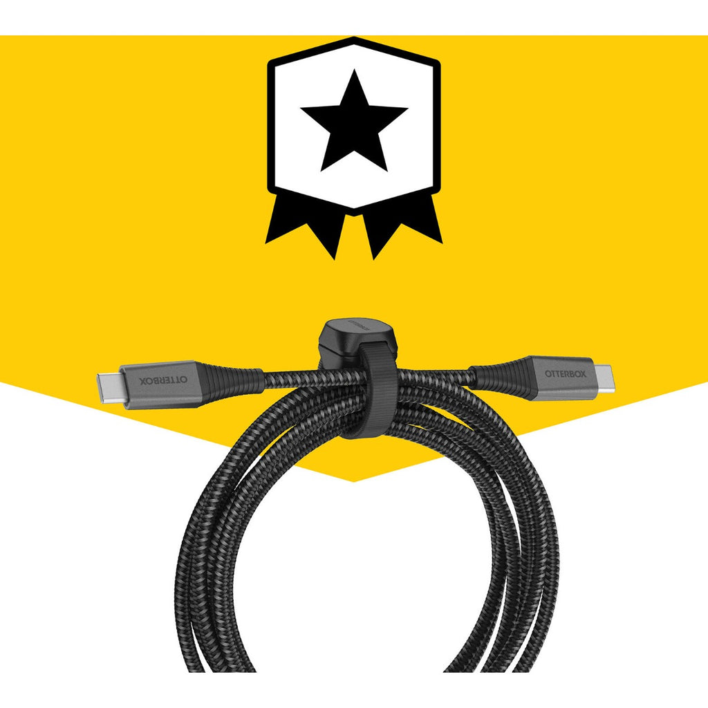 OtterBox 2m USB-C to USB-C Premium Pro Fast Charge Cable (Black)