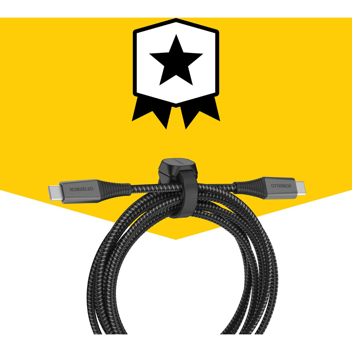 OtterBox 2m USB-C to USB-C Premium Pro Fast Charge Cable (Black)