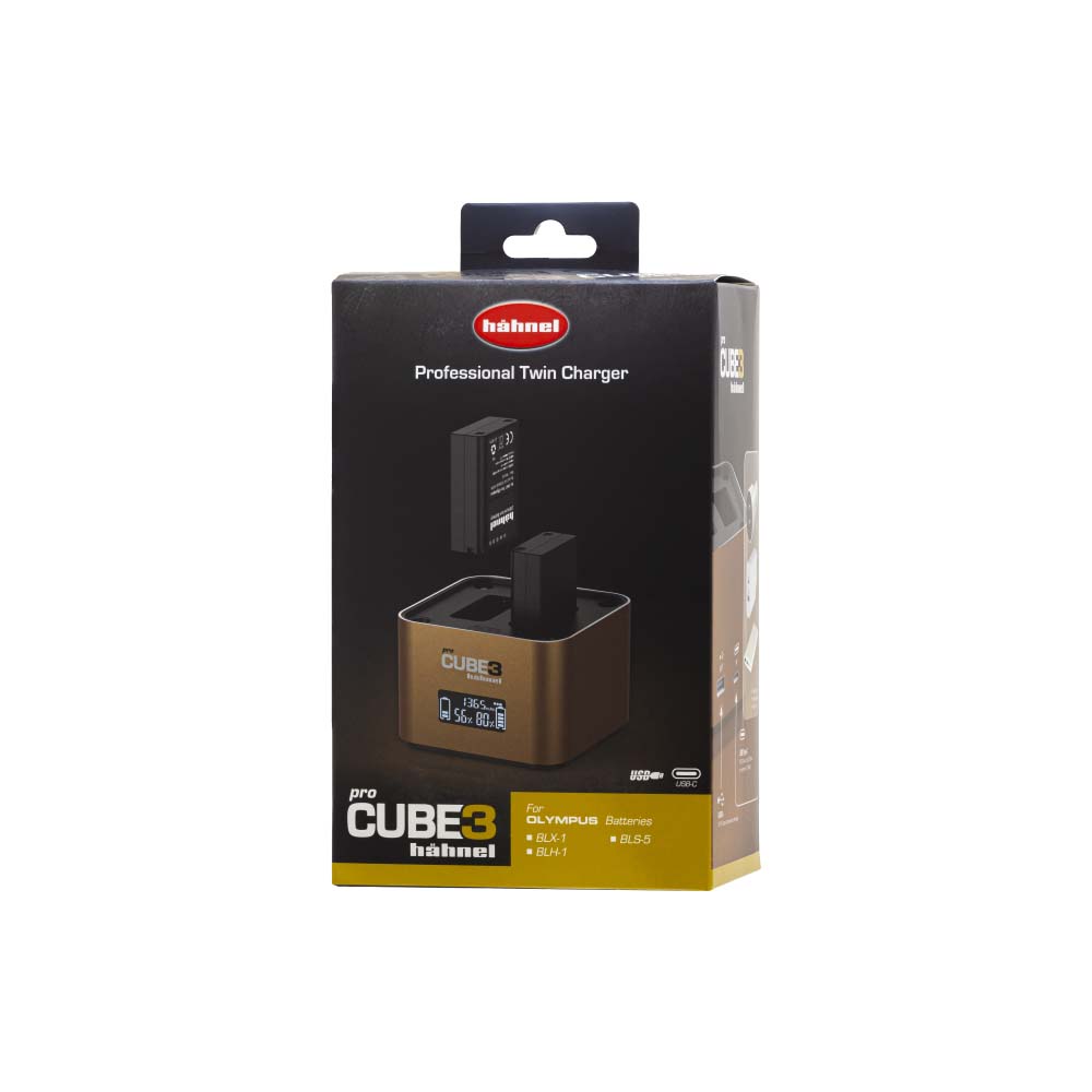 Hahnel ProCube 3 charger - Olympus 