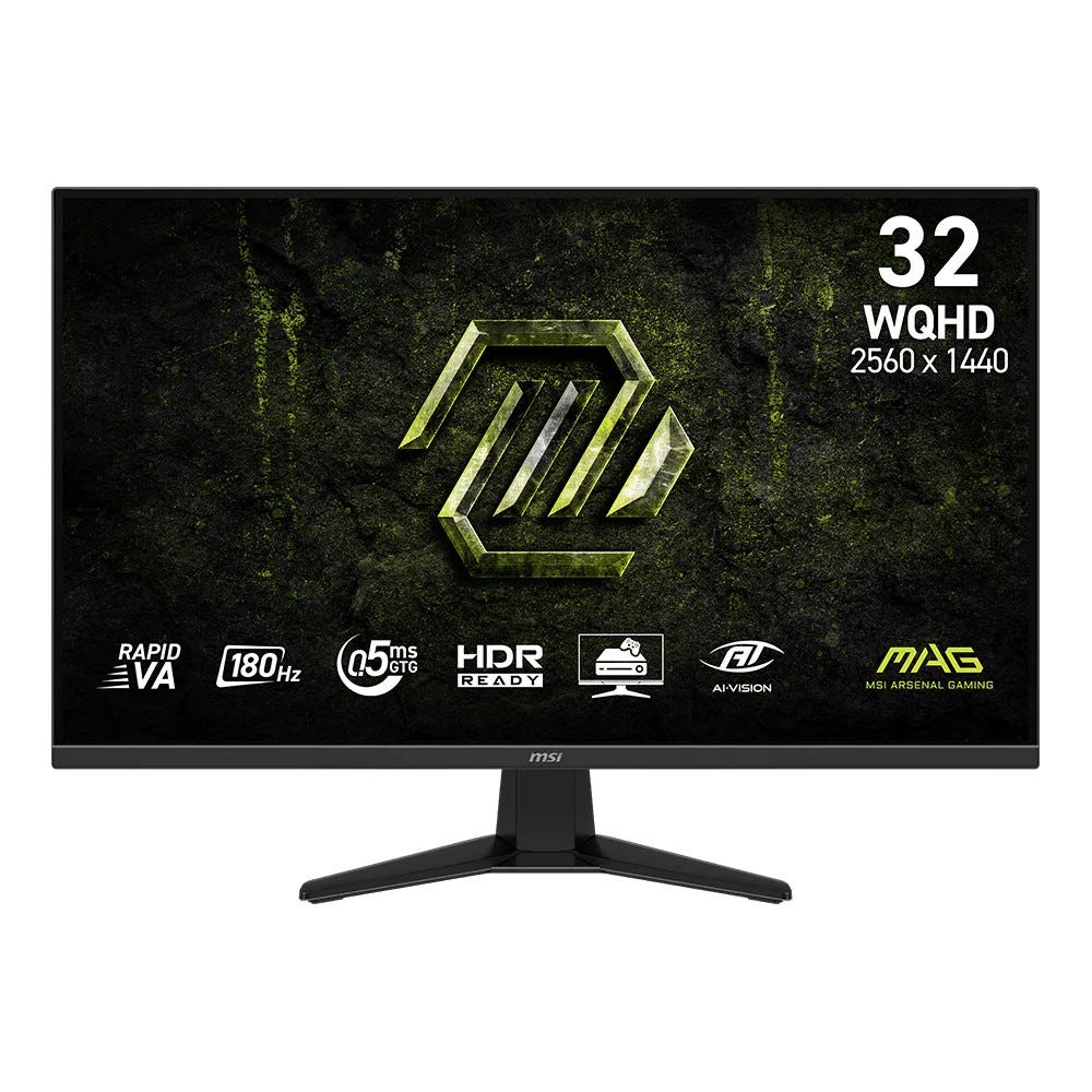 MSI MAG 325QF E18V 31.5" WQHD 180Hz HDR Gaming Monitor 