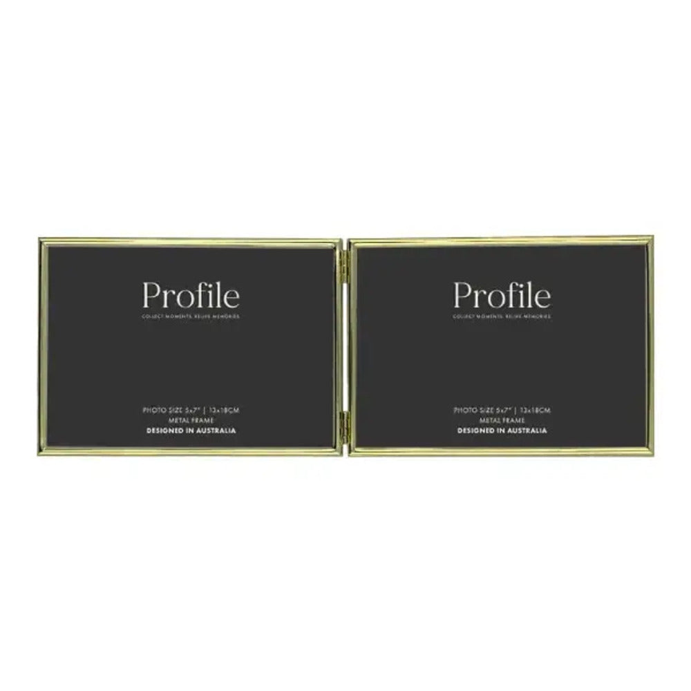 Habitat Brass 5x7 Photo Frame (2) H