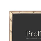 Profile Bamboo Rose Gold 4x6 Metal Photo Frame