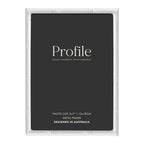 Profile Bamboo White 5x7 Metal Photo Frame