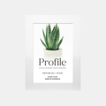 Profile Decorator White Photo Frame 10x15cm