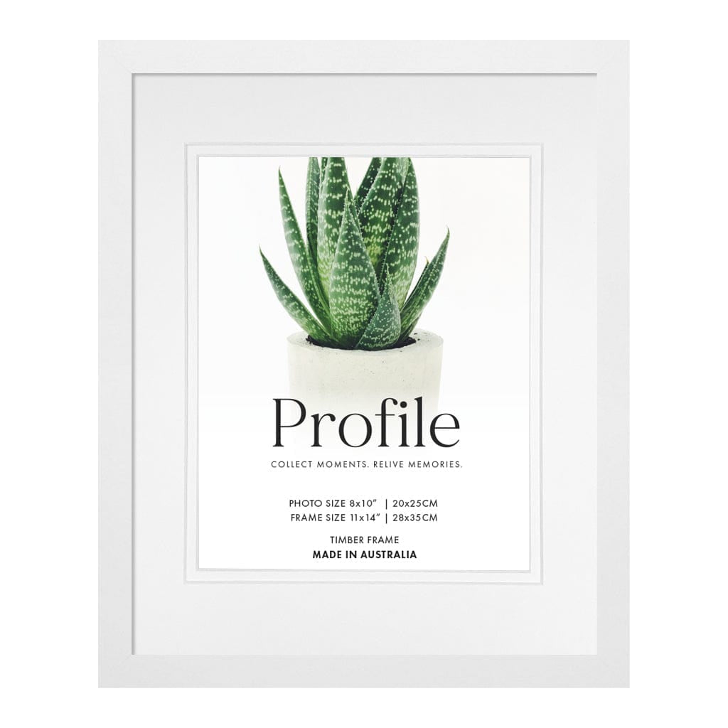 Profile Decorator White Photo Frame 28x35/20x25cm