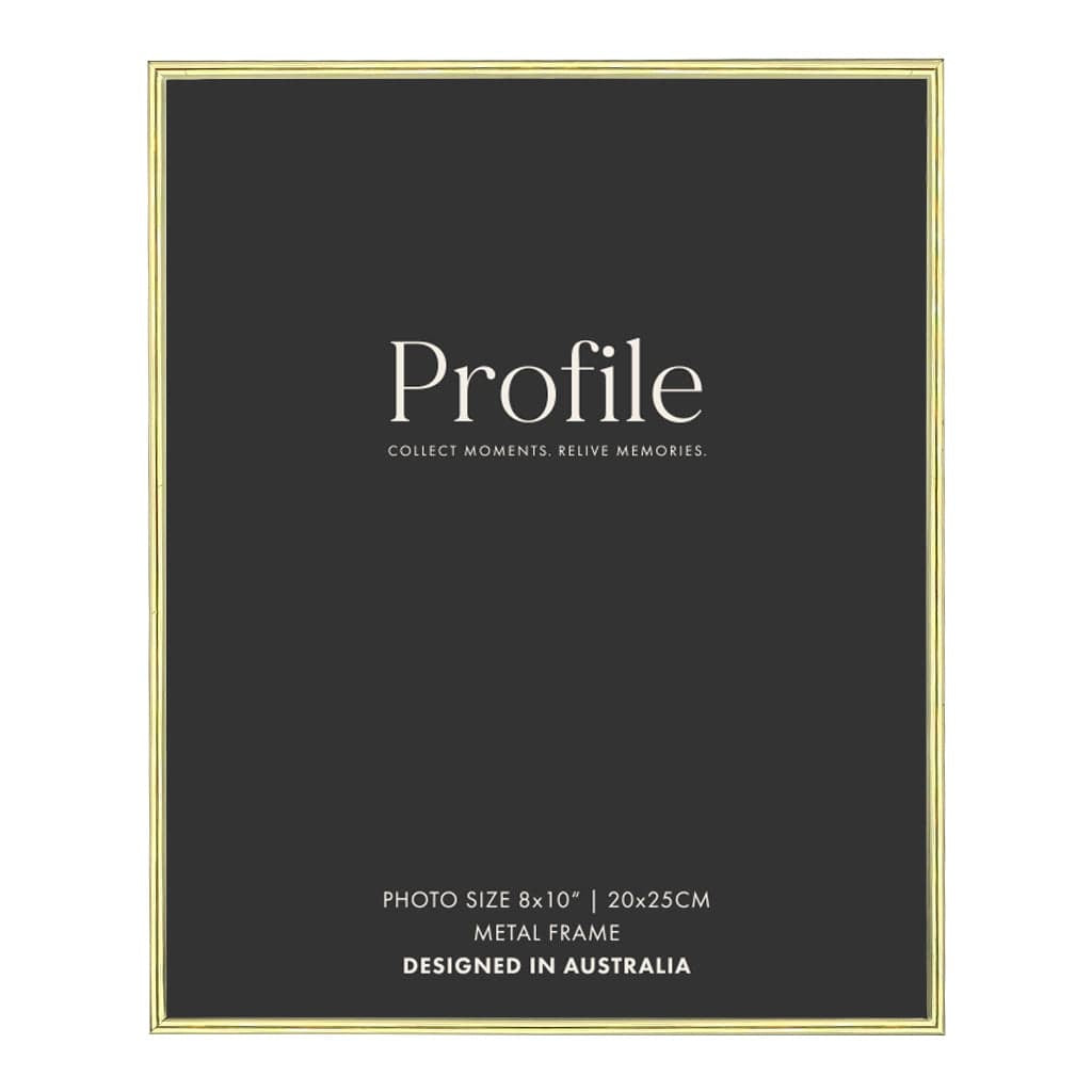 Profile - Habitat 8x10" Photo Frame - Brass