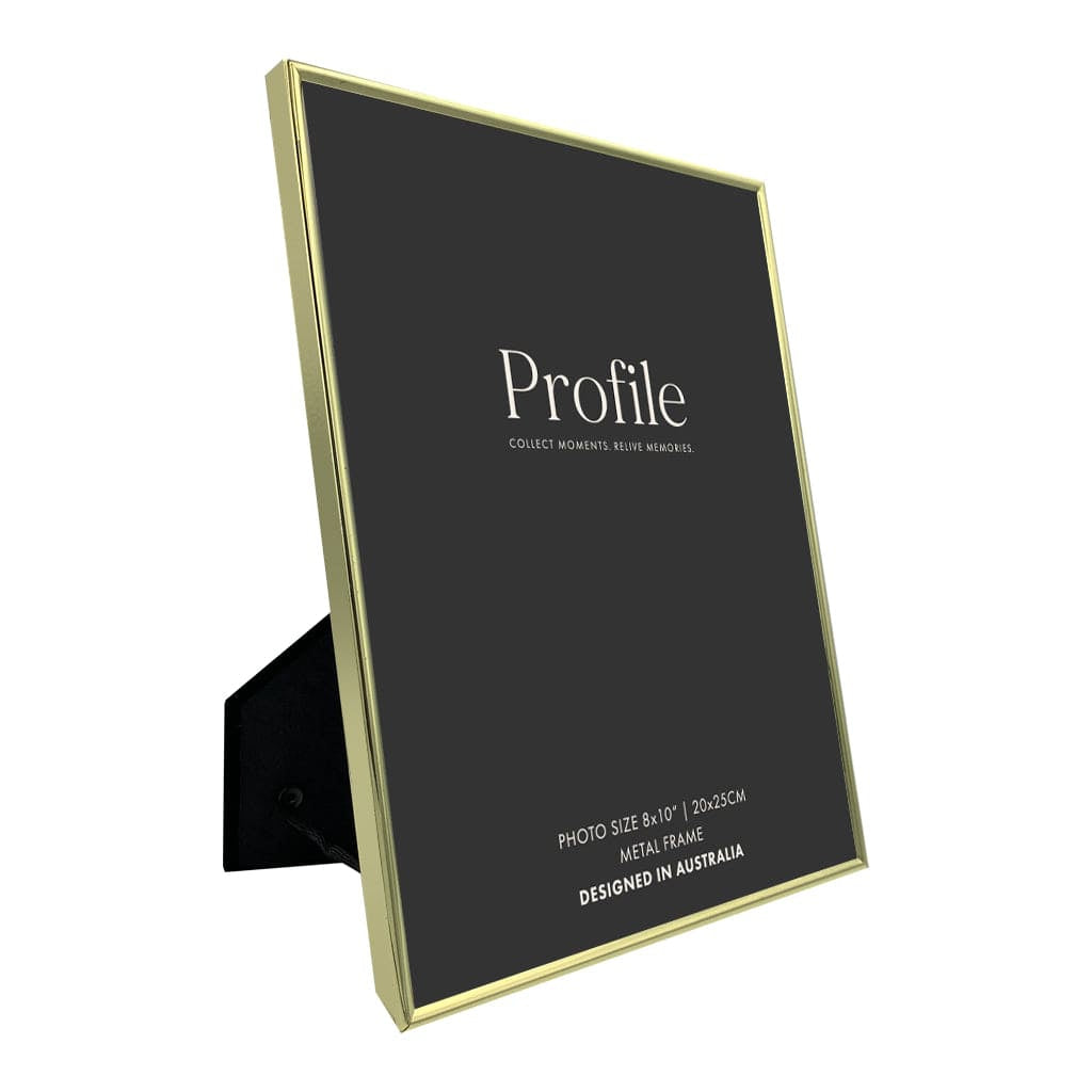 Profile - Habitat 8x10" Photo Frame - Brass