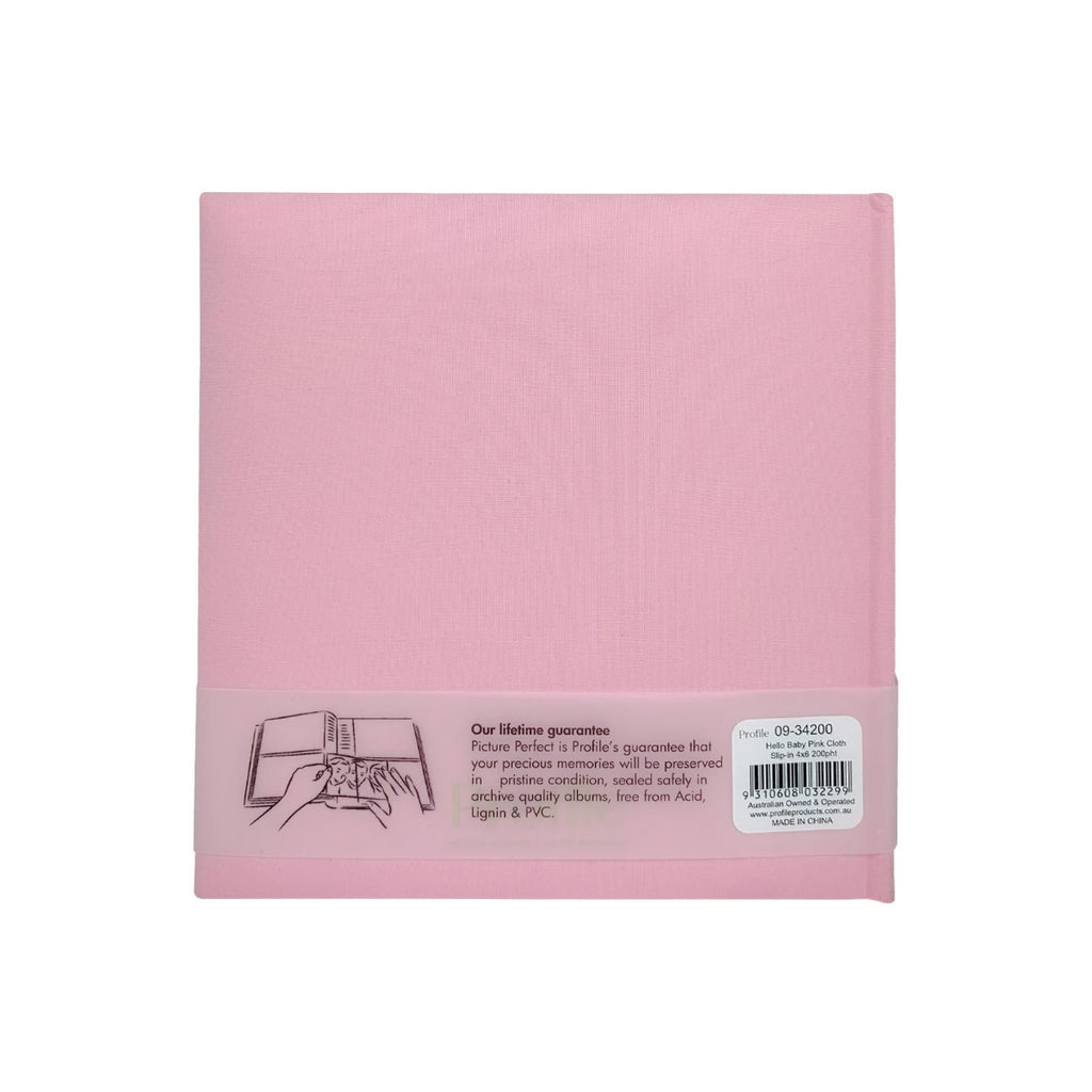 PROFILE Hello Baby Pink Slip-in 4x6 200