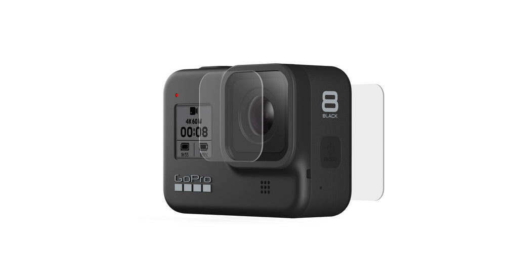 Tempered Glass Lens plus Screen Protectors (HERO8 Black)