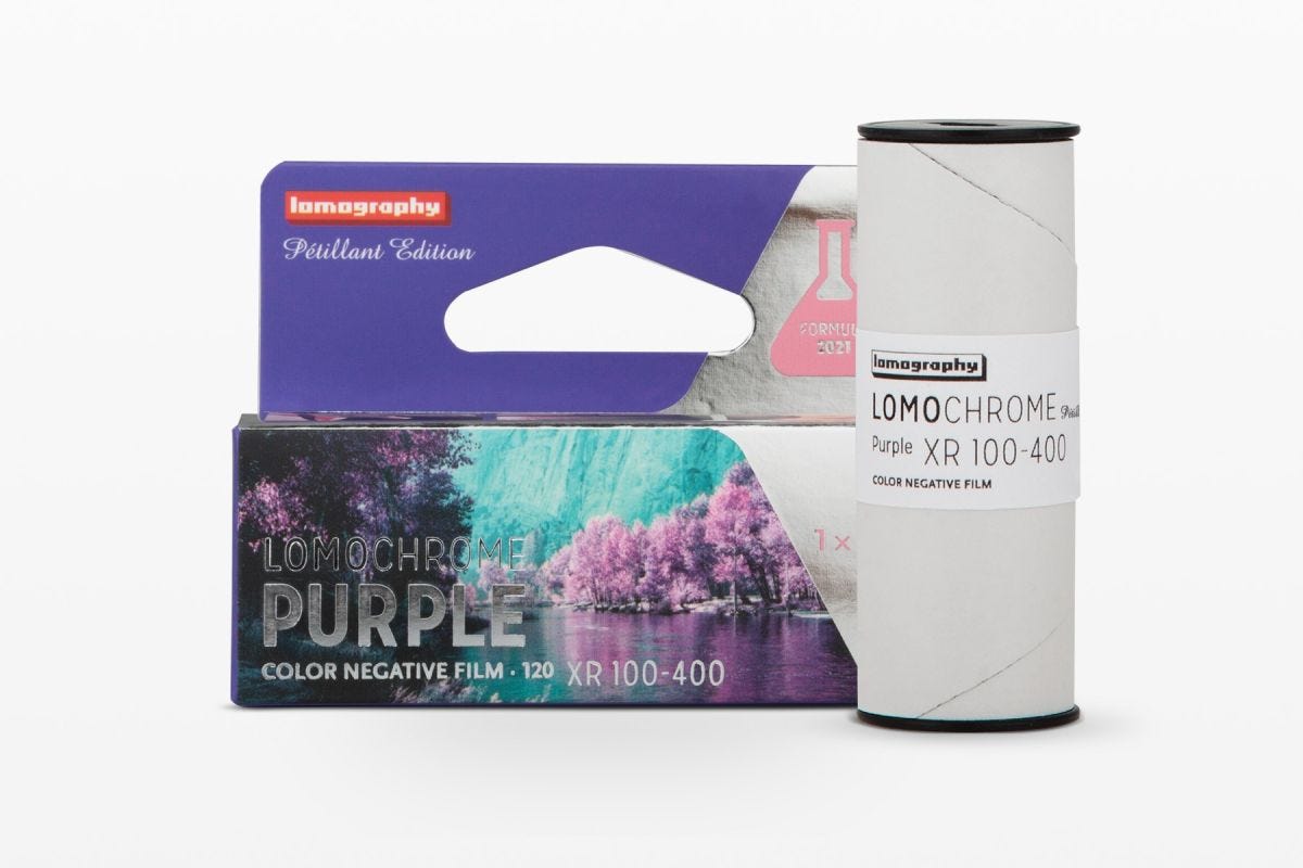 Lomography 120 ISO 100-400 - LomoChrome Purple Petillant