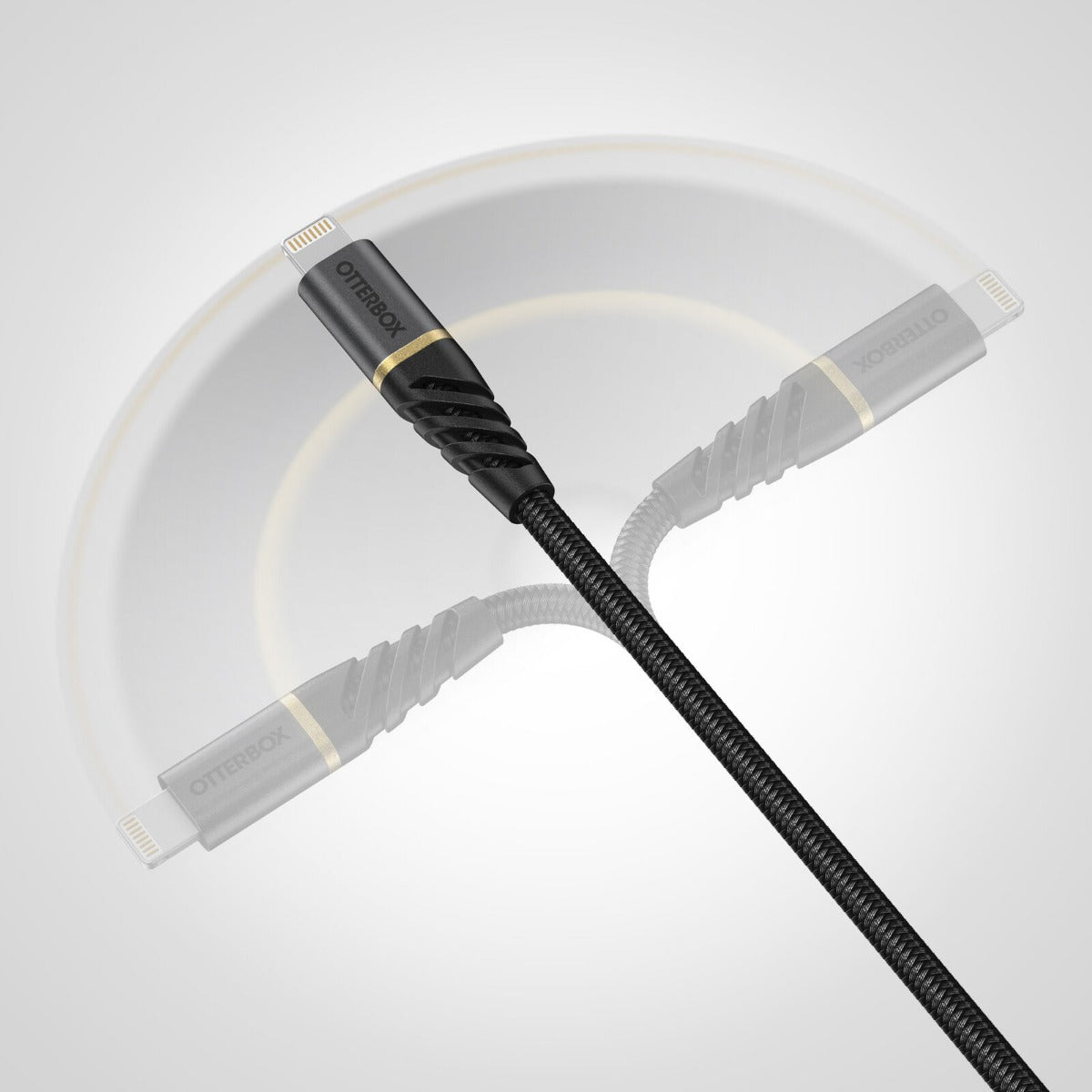 OtterBox 2m Lightning to USB-C Premium Cable - Black 