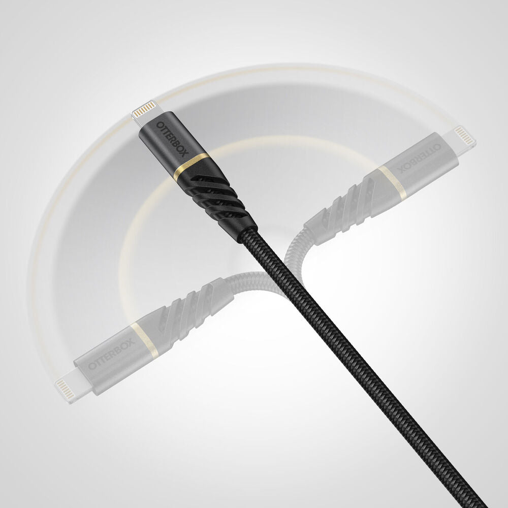 Otterbox 1.8m USB-C to USB-C Premium Cable (Black)