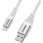  OtterBox 2m Lightning to USB-A Premium Cable - White
