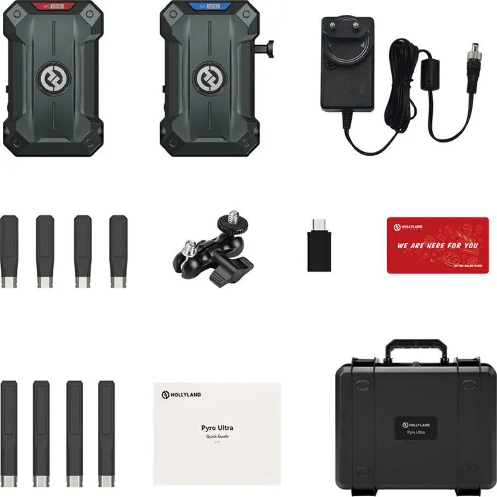 Hollyland Pyro Ultra Wireless Transmission Kit (1TX + 1RX)