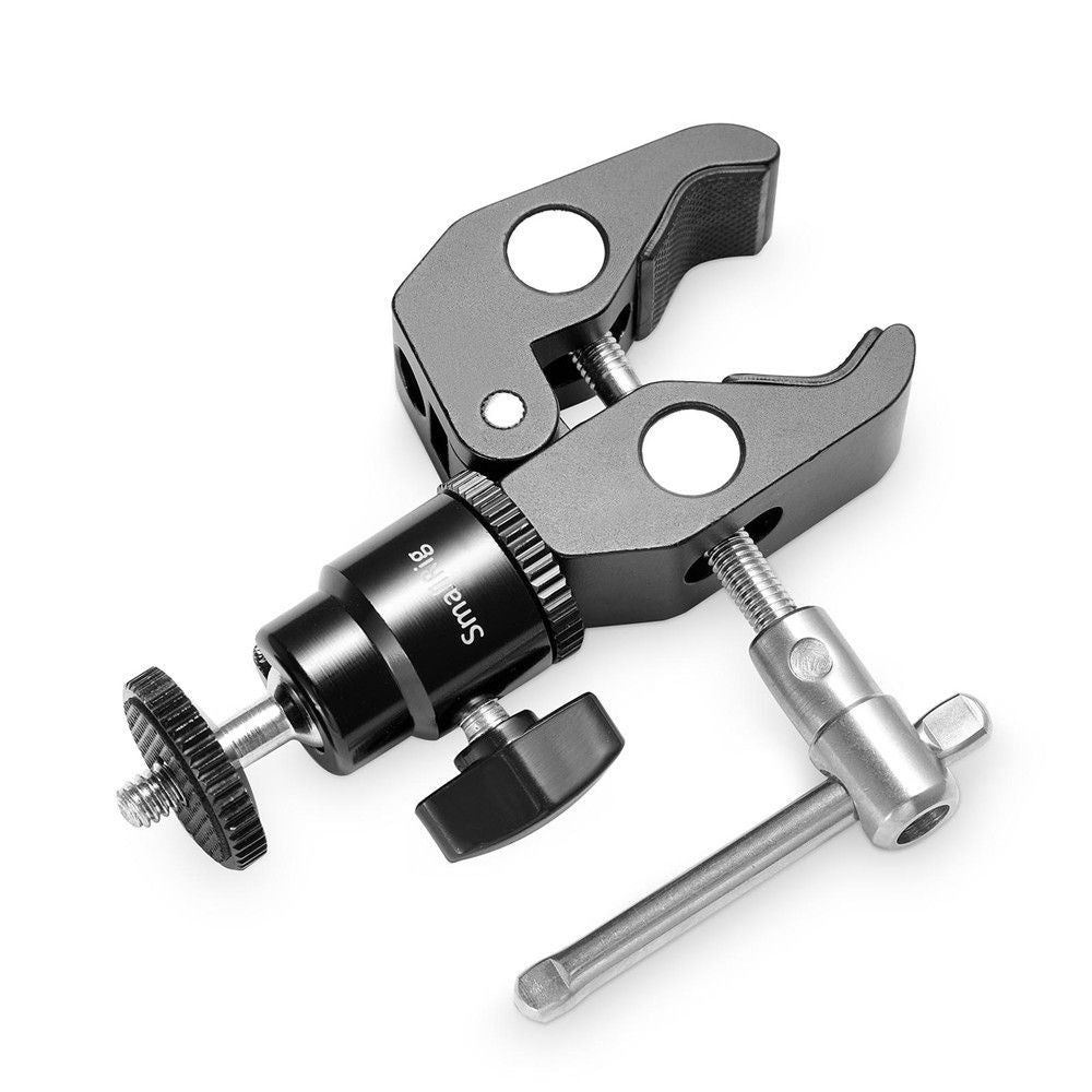 SmallRig Clamp Mount with 1/4 Screw Ball Head Mount 1124