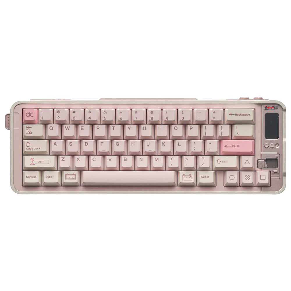 Qwertykeys QK65 MK3 Wireless Mechanical Keyboard (White Peach)
