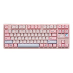 Qwertykeys QK80Mk2 Custom Wireless Mechanical Keyboard (Spray-coated Pink)
