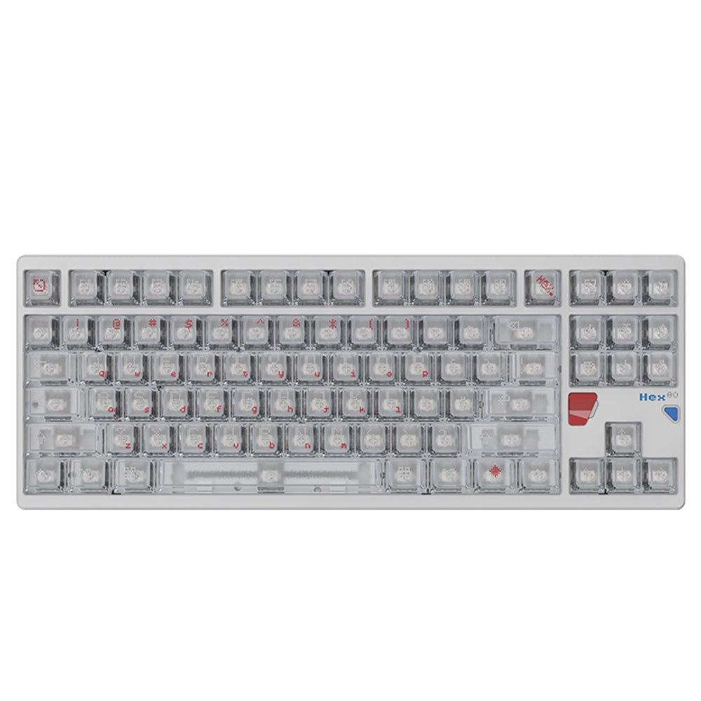 Qwertykeys QK & ATK HEX80 8K HE Wired Magnetic Custom Keyboard (Spray-coated Spark)