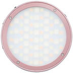 Godox R1 Round RGB Silver LED Light - Pink