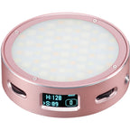 Godox R1 Round RGB Silver LED Light - Pink
