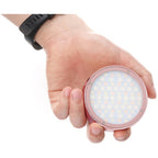 Godox R1 Round RGB Silver LED Light - Pink