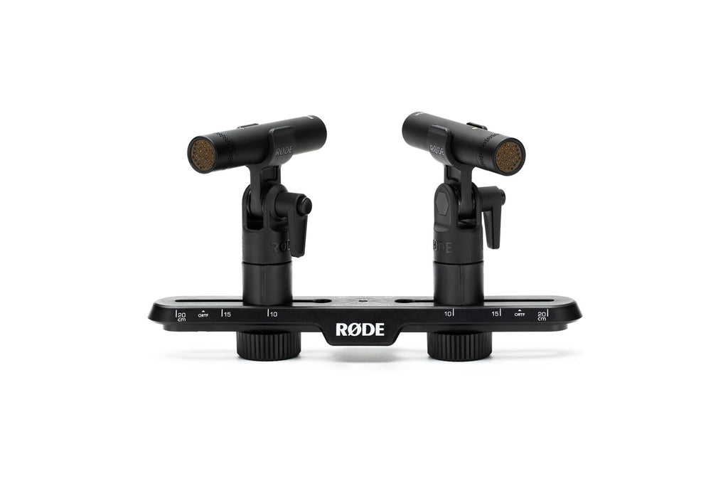 Rode TF5 Matched Pair Condenser Cardioid Microphones features ultra-low noise flow with a flat accurate frequency response.