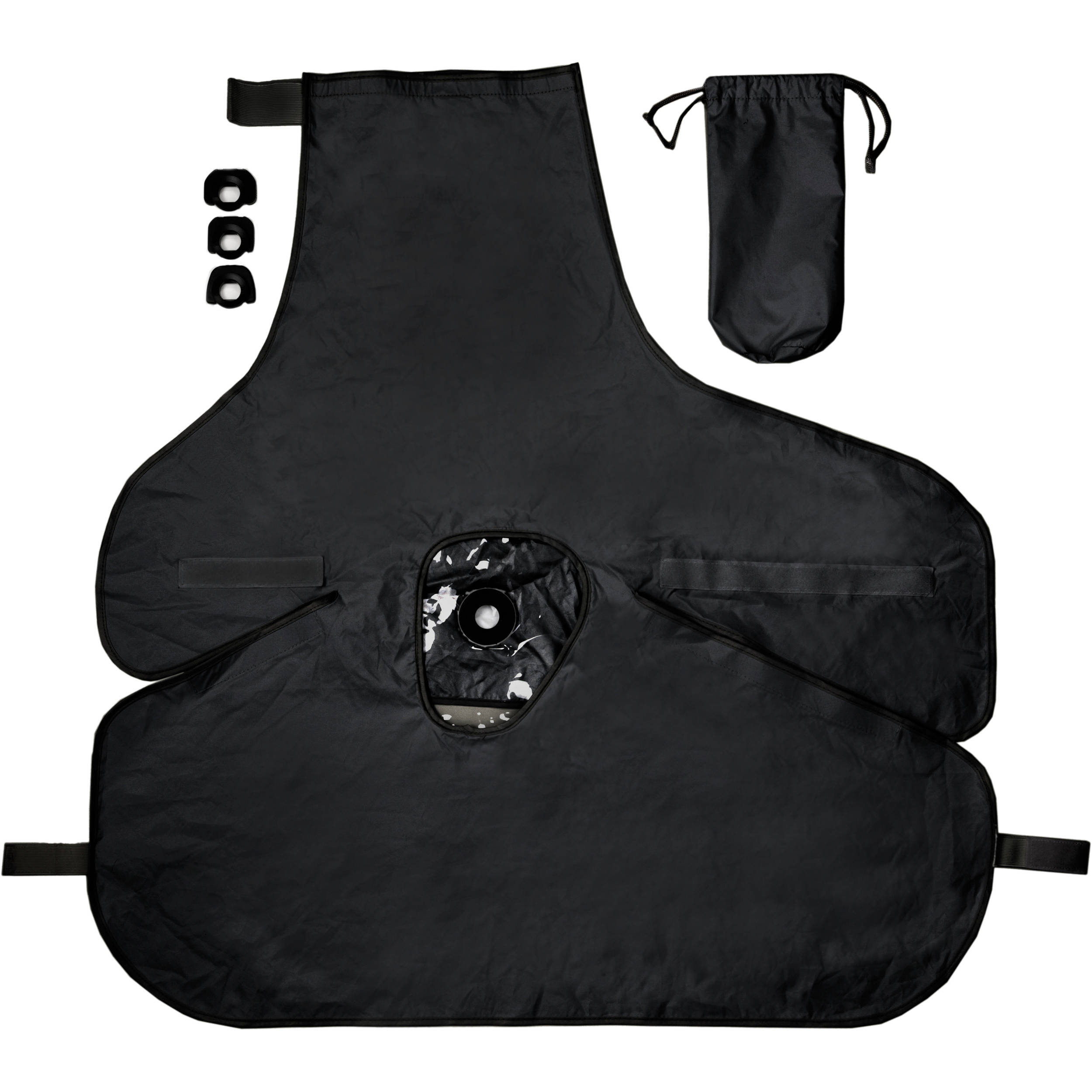 Ruggard Fabric Rain Cover for Lenses up to 14" / 35 cm Long Black