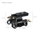 SmallRig Arca-Type Mount Plate Kit with 15mm Dual Rod Clamp 5365