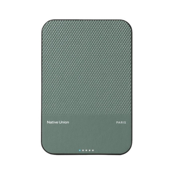 Native Union (Re)Classic 5000mAh Magnetic Power Bank (Slate Green)