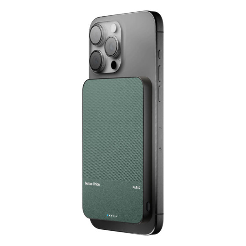 Native Union (Re)Classic 5000mAh Magnetic Power Bank (Slate Green)