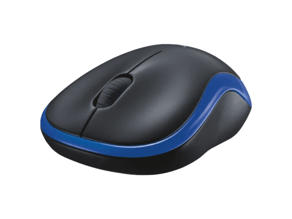 Logitech M185 Wireless Mouse (Blue)