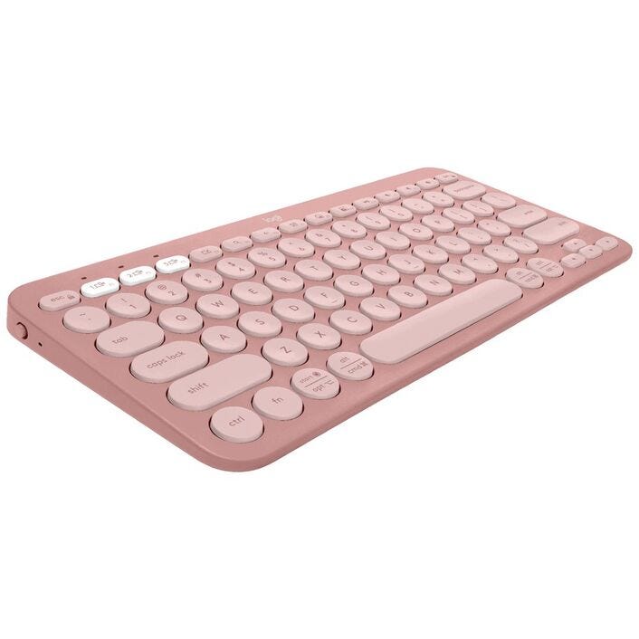 Logitech K380s Pebble Keys 2 (Tonal Rose) 