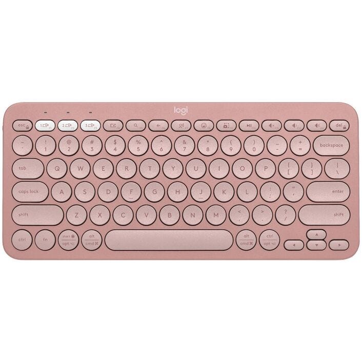 Logitech K380s Pebble Keys 2 (Tonal Rose) 