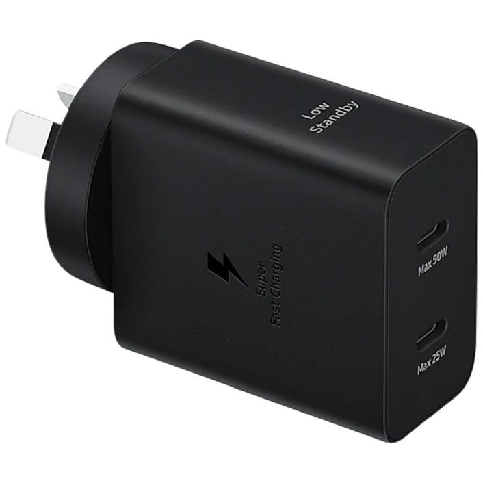 Samsung 50W Duo USB-C Power Adapter (Black)