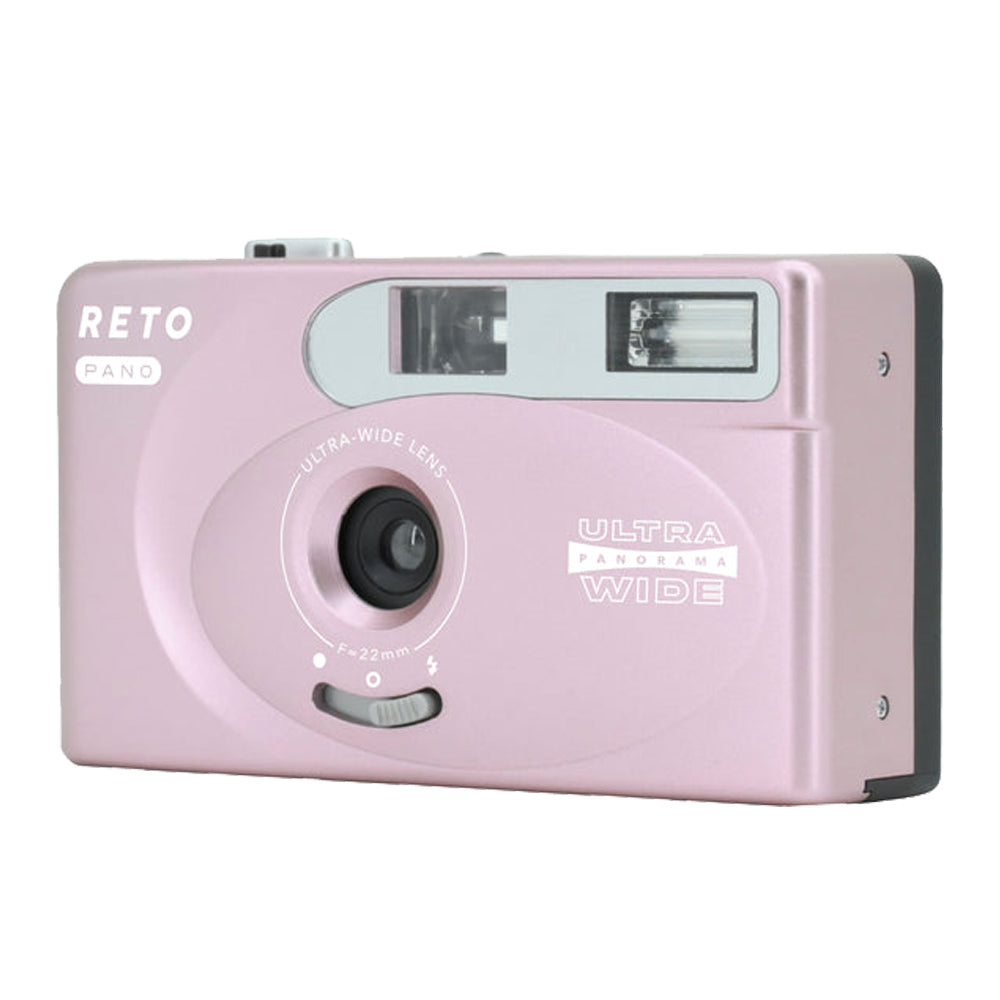 RETO PANO 35mm Film Camera Metallic Pink