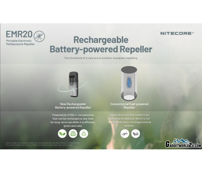 Nitecore EMR20 Portable Mosquito Repeller 