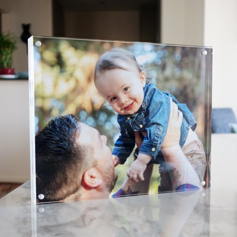 8x10" Acrylic Photo Frame with Print