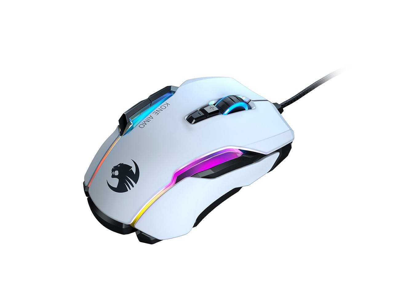 Roccat Kone AIMO Remastered RGB Optical Gaming Mouse (White) 06