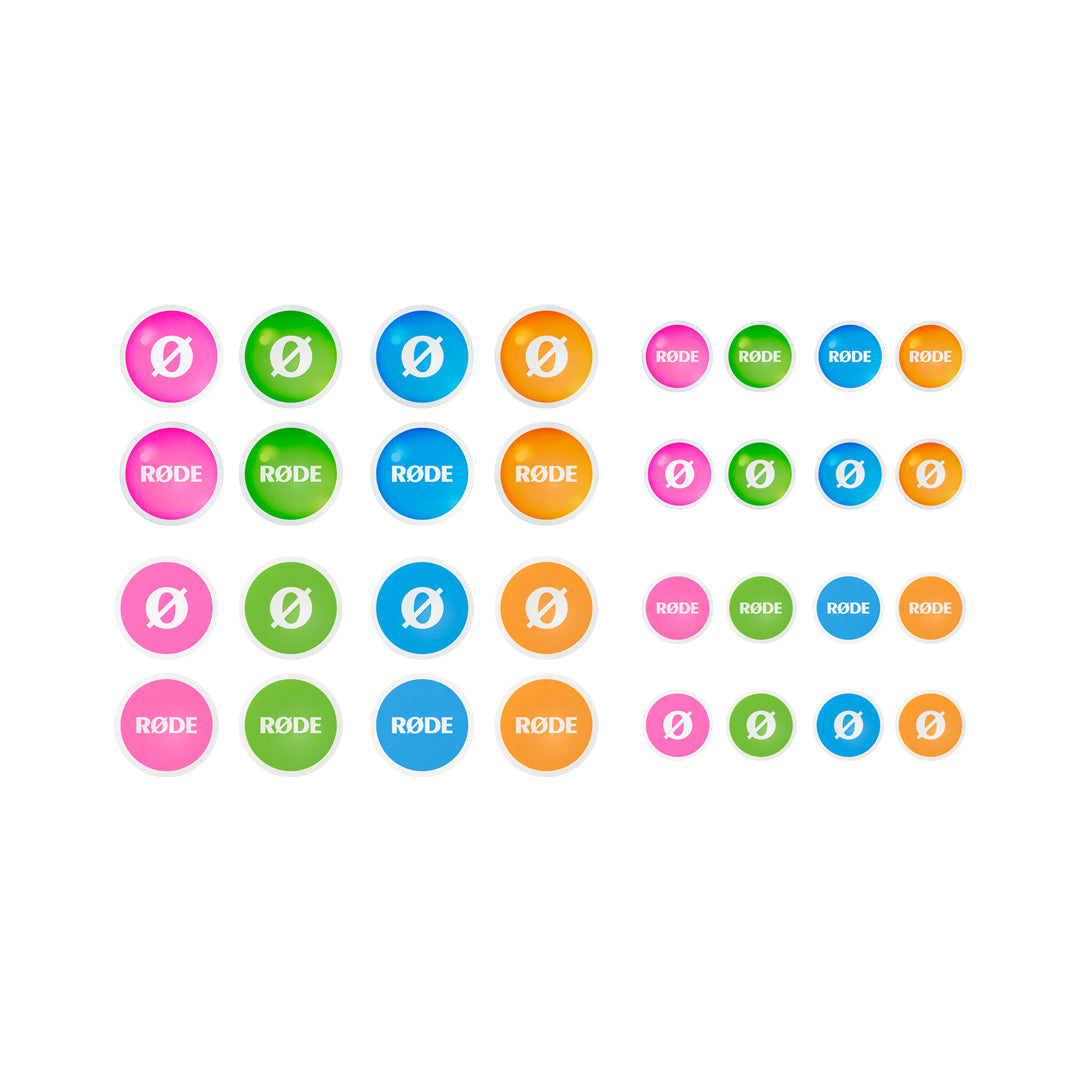 Rode COLORS 3 - Coloured Windshields for Wireless GO II and Lavalier II