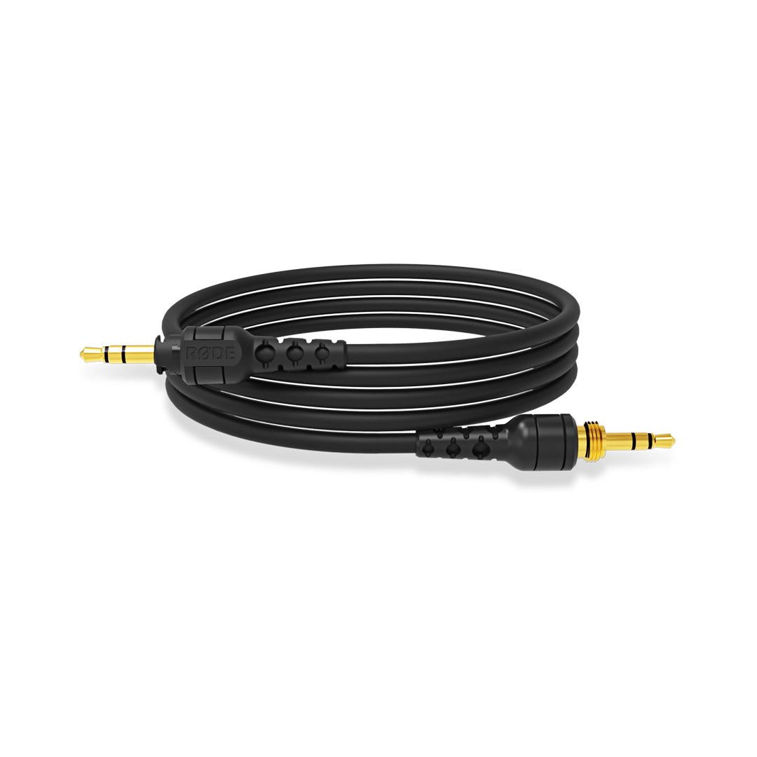 Rode 1.2m Black Headphone Cable - 3.5mm Connection with 1/4" Adaptor