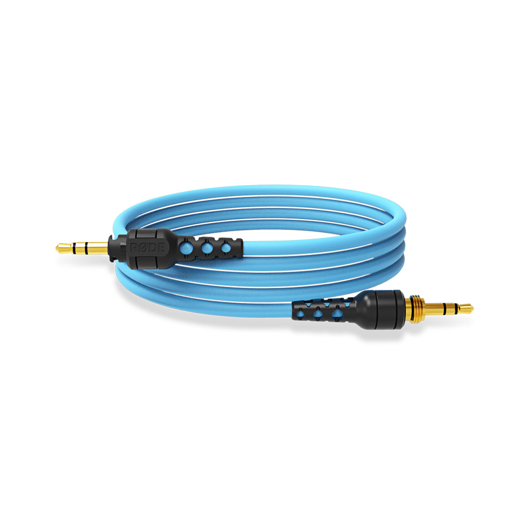 Rode 1.2m Blue Headphone Cable - 3.5mm Connection with 1/4" Adaptor