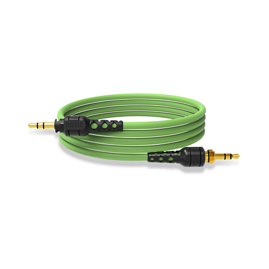 Rode 1.2m Green Headphone Cable - 3.5mm Connection with 1/4" Adaptor