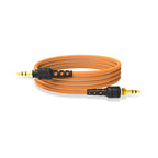 Rode 1.2m Orange Headphone Cable - 3.5mm Connection with 1/4" Adaptor