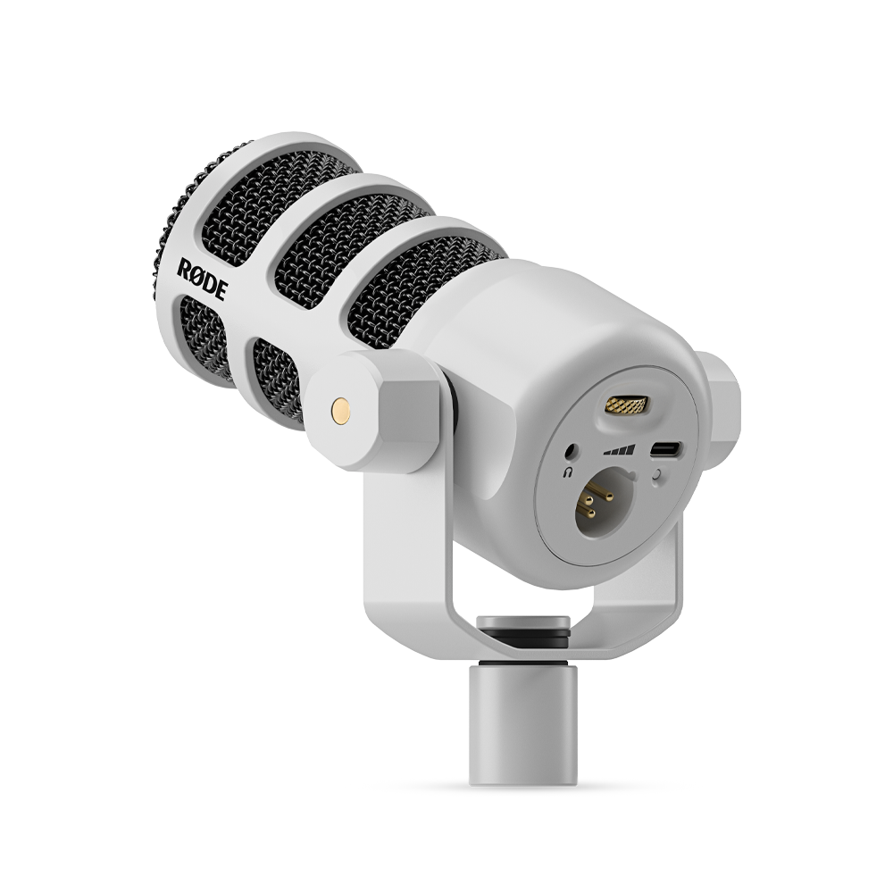 Rode PodMic USB and XLR Dynamic Broadcast Microphone - White