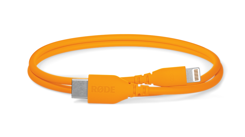Rode SC21 Orange 30cm USB-C to Lightning Cable