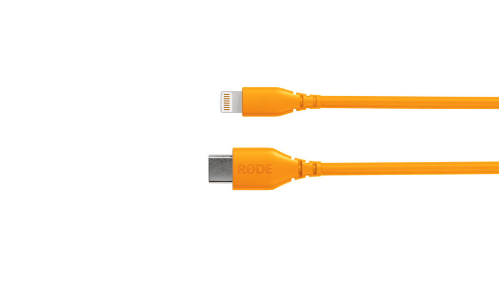 Rode SC21 Orange 30cm USB-C to Lightning Cable