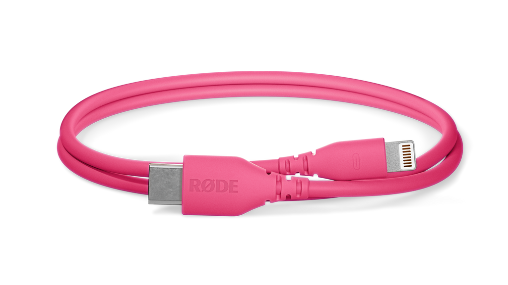 Rode SC21 Pink 30cm USB-C to Lightning Cable